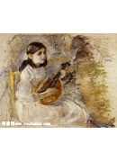 Girl Playing the Mandolin