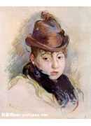 Young Woman in a Hat (Henriette Patte)