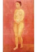 Standing female nude