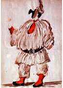 Design of costume for [Pulcinella]