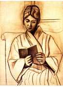 Woman reading (Olga)