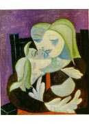 Mother and child (Marie-Therese and Maya)