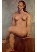 ˫ȽŵŮ - Seated nude with her legs crossed