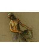 Woman with basket