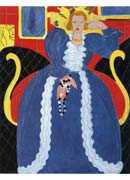 Ů - Woman in Blue, or The Large Blue Robe and Mimosas