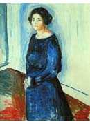 Ů - Woman in Blue (Frau Barth)