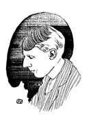 Portrait of English writer and illustrator Aubrey Beardsley