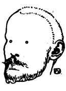 Portrait of French writer Jules Renard