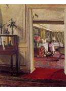 Interior with Woman in Pink