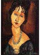 Jeanne Hebuterne with Necklace