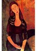 Seated Jeanne Hebuterne