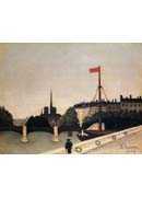 Notre Dame View of the Ile Saint Louis from the Quai Henri IV