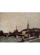 View of the Ile Saint Louis from the Quai Henri IV Study