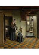 ; - A Woman with a Child in a Pantry