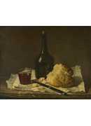 ƿ벣 - Still Life with Bottle, Glass and Loaf