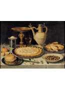 뵰̢ȣ׺ - Still life with a tart, roast chicken, bread, rice and olives