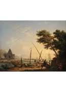 غۿڵĻƻ辰ɫ - Coastal Harbor with a Pyramid Evening