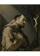 ʥ˹ʮּ - Saint Francis Adoring a Crucifix