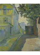 Ľֵ - The Street of Mont-Cenis, Montmartre