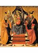 ʥϵʥĸʥͽ - madonna and child enthroned with saints