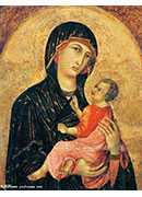 ʥĸʥӤ - master of the badia at isola and duccio madonna and child