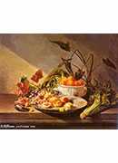 :ˮ߲ - a still life with fruit and vegetables on a table