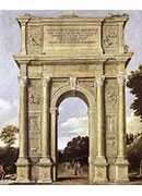 a triumphal arch of allegories