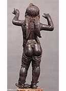 allegoric figure of a boy (atys), rear view