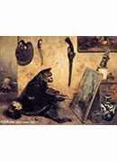 the monkey painter