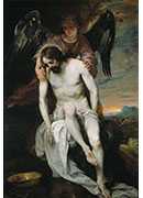 ʹס - the dead christ supported by an angel