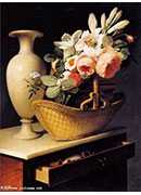 һʻ - still life with a basket of flowers