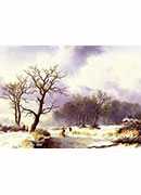 a winter landscape