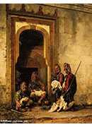 bazouks in a doorway