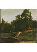 ӱߵķ羰 - Banks of the Stream near the Corot Property, Ville d'Avray