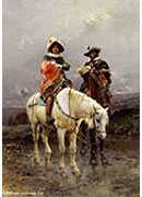 A Cavalier on a White Horse