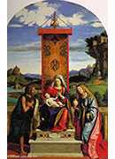 ʥĸʩϴʥԼĨ - the madonna and child with st john the baptist and mary magdalen