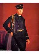 achille de gas in the uniform of a cadet