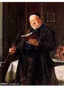 a clergyman smoking