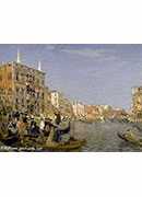 the great fete on the grand canal venice