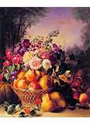 :ˮ - still life of flowers and fruits