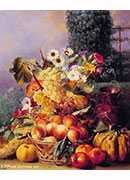 :ˮ - still life of flowers and fruits