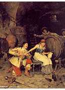 flirtation in the wine cellar