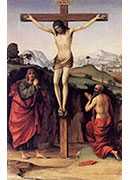 ҮѣʥԼͽķ - crucifixion with sts john and jerome