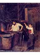 the blacksmiths shop