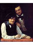 նԻ - self portrait of the artist with his brother, hermann