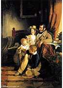 rudolf von arthaber with his children