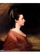 •գԼ•Ф·(1745-1822) - portrait of harriet gale, mrs john blanshard (1745 1822)