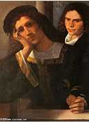 Ф - double portrait (attributed to giorgione)