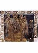 ʥϵʥĸӣʥ˹λʹ - madonna enthroned with the child, st francis and four angels