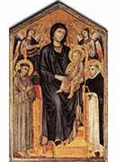 ʥϵʥĸλʹ - madonna enthroned with the child and two angels